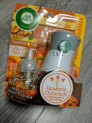 BNIB Air Wick Essential Oils Warmer + 1 Refill - Pumpkin Spice