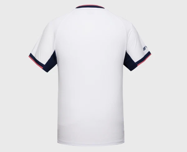 Camisetas de bádminton YONEX 24F/W para hombre ropa deportiva top entrenamiento blancas nuevas con etiquetas 243TS015M Foto 3 de 4