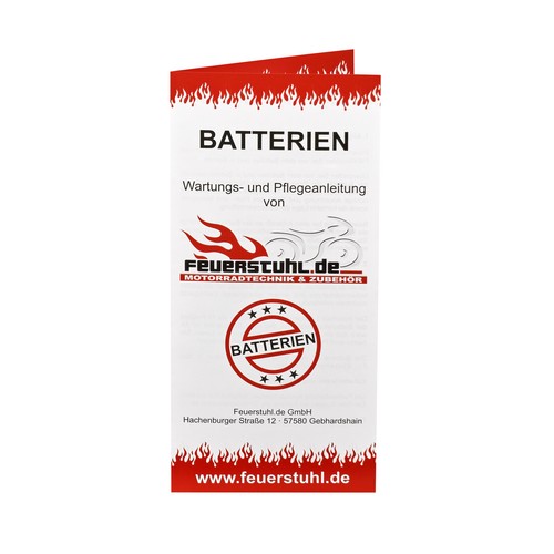 Batterie Vespa LX 50 4T 4V, 10-13 GEL startbereit + wartungsfrei inkl. Pfand - Bild 2 von 3