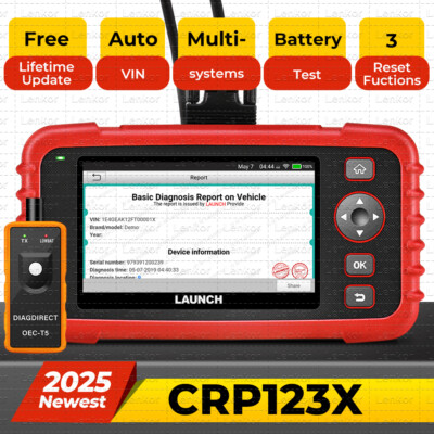 2025 LAUNCH CRP123X OBD2 Scanner Engine ABS SRS Code Reader Car Diagnostic Tool