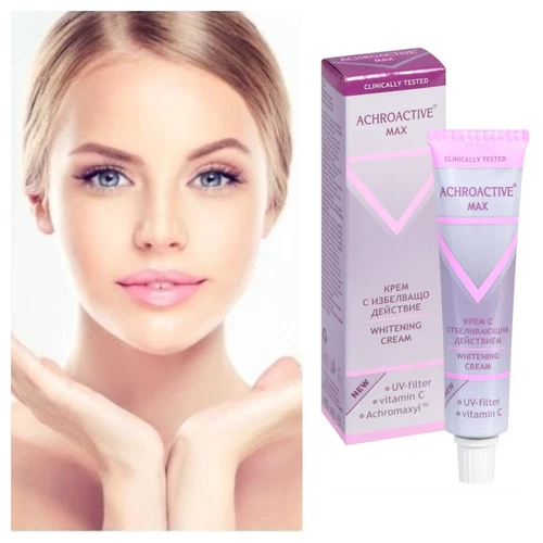 Achroactive Max Whitening Skin Cream Dark Spot Freckle Age Vitamin C UV-Filter