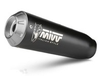 Mivv X-M1 Schwarzer EDELSTAHL-SCHALLDÄMPFER FÜR KTM Duke 390 2021-2023