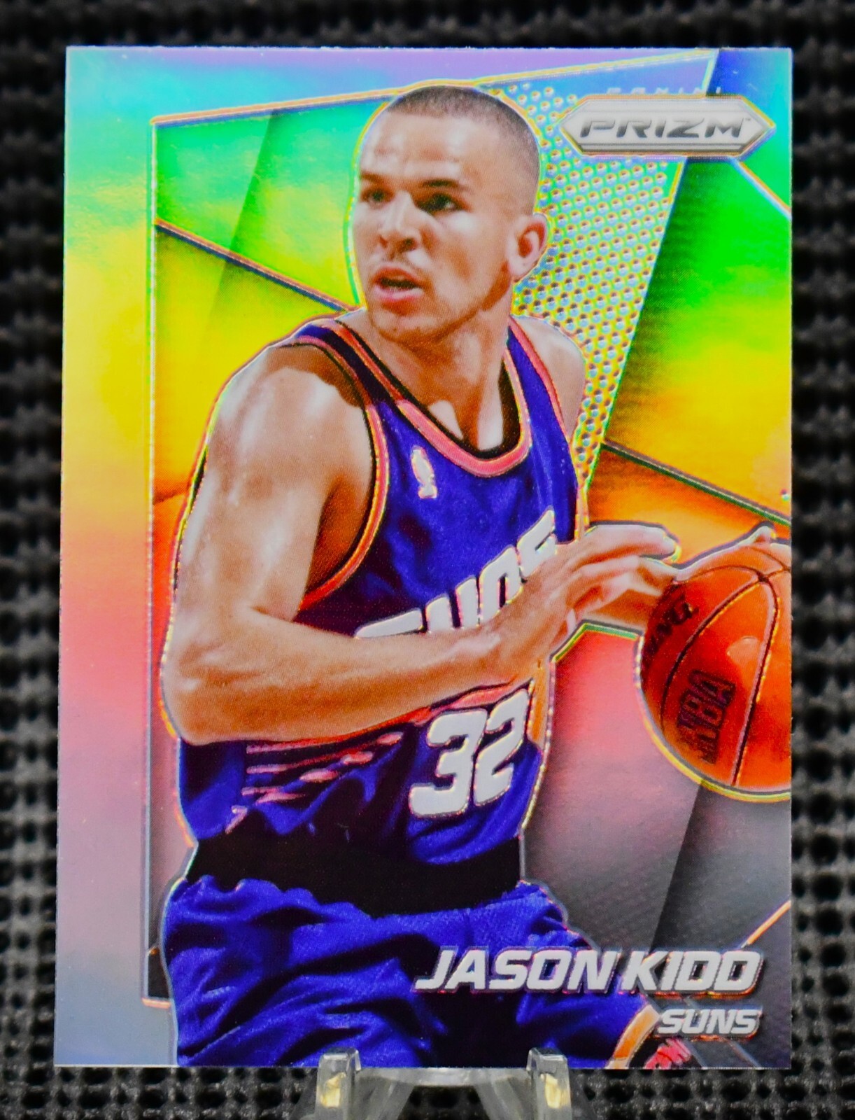 JASON KIDD 2014-15 Prizm basketball SILVER PRIZM PARALLEL Phoenix Suns NBA HOF