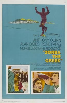 ALEXIS ZORBAS Movie POSTER 27x40