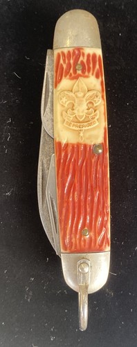 VTG Original Boy Scouts BSA Imperial Folding Pocket Swiss Army Knife C21