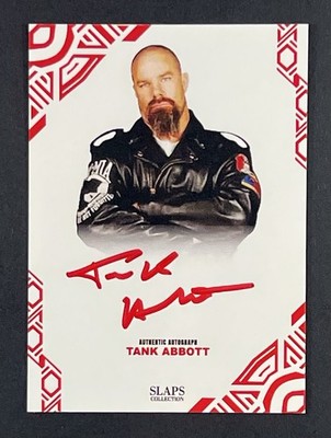 2026 David Tank Abbott Autographed Card Slaps Collection Red Signed Auto