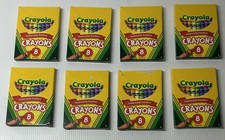 Lot Of 8 Crayola 8pc Crayon Boxes
