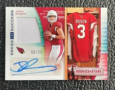 🔥JOSH ROSEN 2018 R&S DFS USED PRIME ROOKIE PATCH AUTOGRAPH JERSEY /25!🔥UCLA!