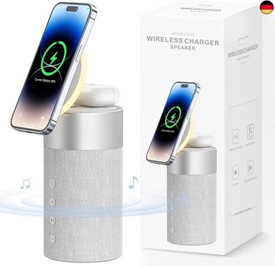 COLSUR Bluetooth Lautsprecher, Magnetic Kabelloses Ladegerät, Bluetooth 