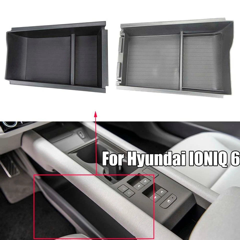 Car Storage Box Car Interior Storage 2 Pieces Set ABS Material Non-Deformable - Image 2 of 4