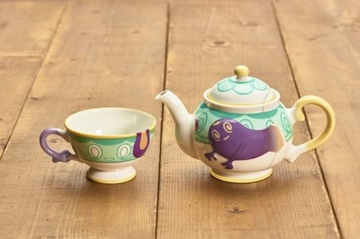 Pokemon Cafe Polteageist Authentische Form Teekanne & Tasse Set Keramik Japan...