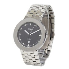 RADO DiaStar 152.0341.3 Black Dial Quartz Titanium Men Watch Used Working 02