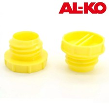 2 x AL-KO Dust Cap Secure Wheel Lock Receiver Plug Genuine ALKO 1552863