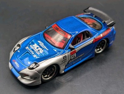 🔥Jada Toys - Dub City - Import Racer - Mazda RX-7 (Blue/Silver