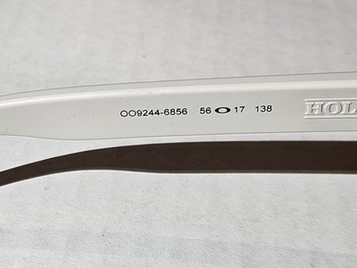Oakley Holbrook 009244-6856 White Frame 56-17-138 | eBay