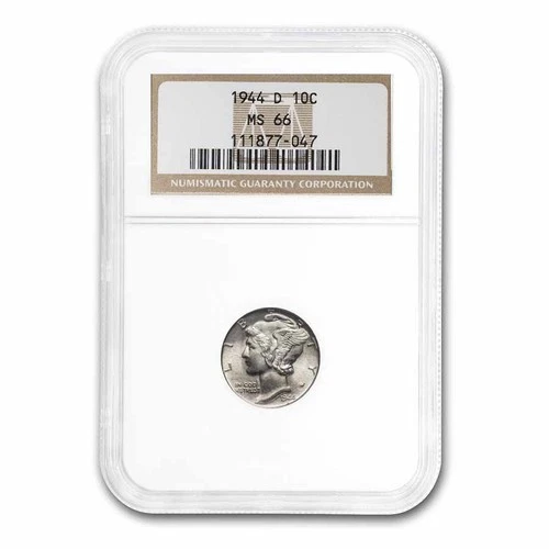 1944-D Mercury Dime MS-66 NGC