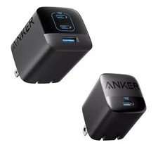 Anker Wall Charger 2-Pack 67W and 30W Fast Charging Black