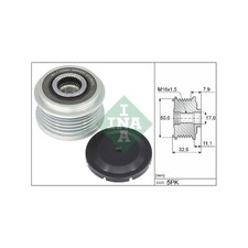 MERCEDES INA Lichtmaschinenriemenscheibe F&uuml;r CLA A B GLA GLB 0009061311