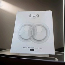 Elvie Catch Secure Milk Collection Cups 2 Cups 2 Skirts Discreet Reusable NEW