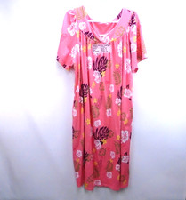 Ekouaer Womens Floral Sleeveless Nightgown Long V-Neck Plus Size 18W