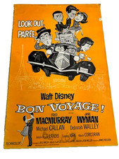 VINTAGE 1962 DISNEY "BON VOYAGE!" PRESSBOOK FRED MACMURRAY & JANE WYMAN - #248
