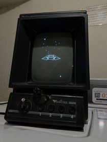 GCE Vectrex HP 3000 Home Console Black Component RCA 1982 Video Game System