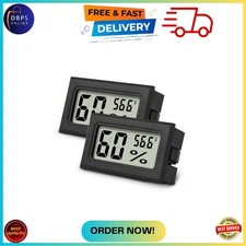 Mini Hygrometer Humidity Meter Gauge Sensor Indoor Digital Reader Temp Checker 2