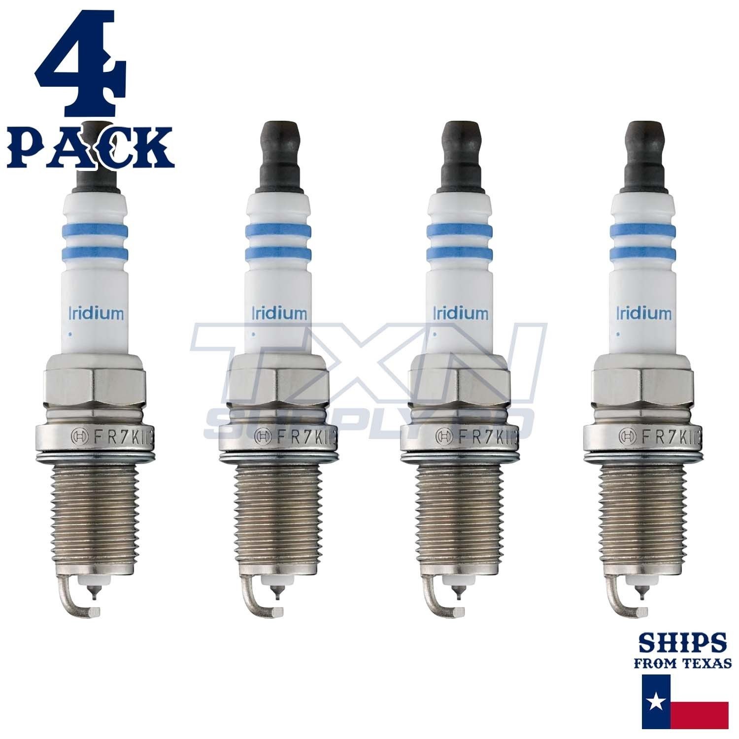 4 Pack Bosch 9603 FR7KII33X Double Iridium Spark Plugs