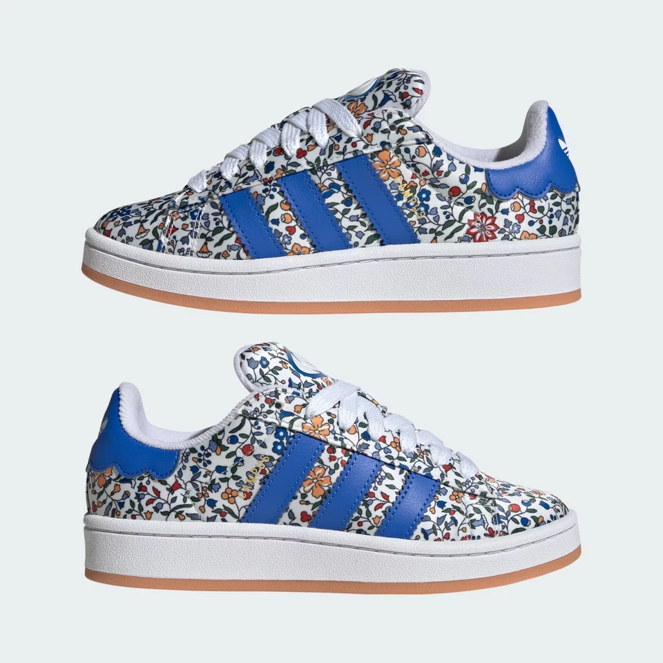 Adidas Originals Campus 00s J Liberty London Blue Floral JS3805 Women's - Image 4 of 4