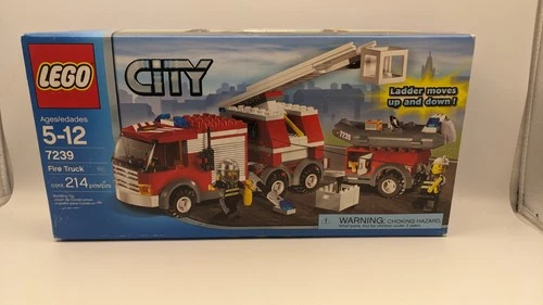 LEGO NEW Vintage 2005 CITY: Fire Truck (7239) MISB Factory Sealed