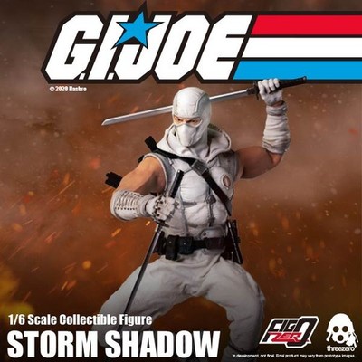 threezero G.I. Joe FigZero Storm Shadow 1/6 Scale Figure IN STOCK US SELLER
