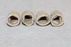4 DUG CIVIL WAR TRIANGLE BASE BULLETS MINIBALLS WINCHESTER V.A.