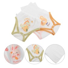 3pcs Toddler Belly Band Cotton Pants Belly Wrap Pants Elastic Baby Belt Soft