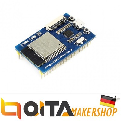 Waveshare Universal e-Paper Raw Panel Driver Board, ESP32 WiFi/Bluetooth 15823