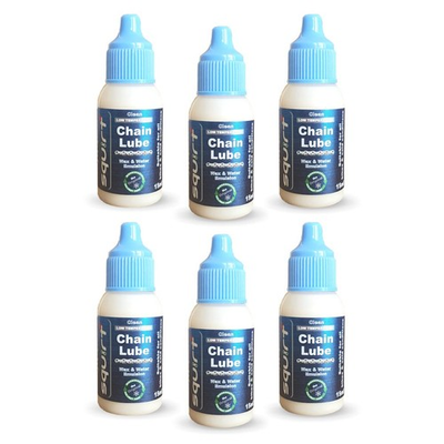 #ad Squirt Low Temperature Chain Lube for Bikes 6 Pack 0.5 Oz 6 pack 15ml each $25.62
