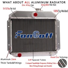 4-row Radiator For 1951-1953 1952 Willys Station Wagon Aero Comet Ace Lark New 4-row Radiator For 1951-1953 1952 Willys Station Wagon Aero Comet Ace Lark New