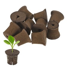 10-Pack Hydroponic Grow Sponges, 2.2x1.9x1.6 Inch Seed Pods Replacement [Brown] 7.00 per sponge