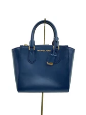MICHAEL KORS handbag in plain leather navy