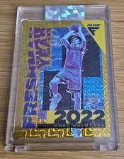 2022-2023 Panini Flux Basketball Freshman Year Gold Mojo Chet Holmgren /10