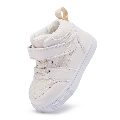 Baby High Top Sneakers Boy Girl Walking Shoes Infant First Walker Shoes for 6...