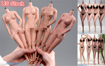 US ANT 1/6 Beauty Girl 12 inch Female Action Figure 12'' Body Hands NO Clothes