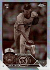 2023 Topps Chrome Update Jake Irvin #USC203 Sepia Washington Nationals 3H
