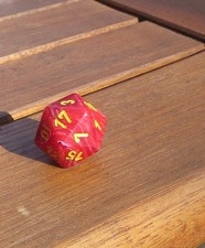 Chessex Vortex Red - d20 - OOP dice