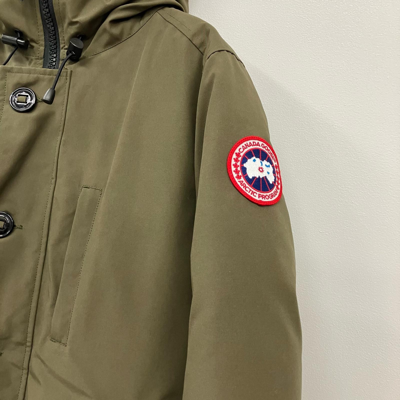 CANADA GOOSE Chateau Hoodie Fusion Fit Heritage Down Jacket 3426MA Khaki Size: M thumbnail 9