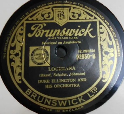 SCHELLACK Duke Ellington And His Orchestra Yellow Dog Blues / Louisiana