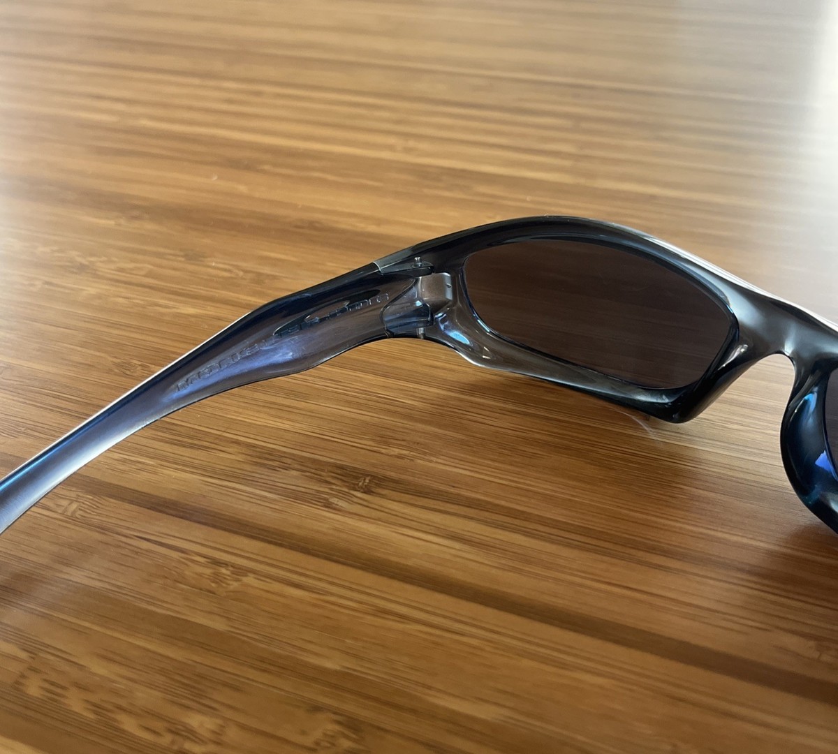 Vintage OAKLEY MONSTER DOG Sunglasses Clear Black Unisex USA | eBay
