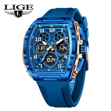 Fashion Men's Sports Watch LED Large Digital Waterproof Multifunction Wristwatch