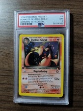 Dunkles Glurak Team Rocket 1. Edition Holo Deutsch 4/82 / PSA 7