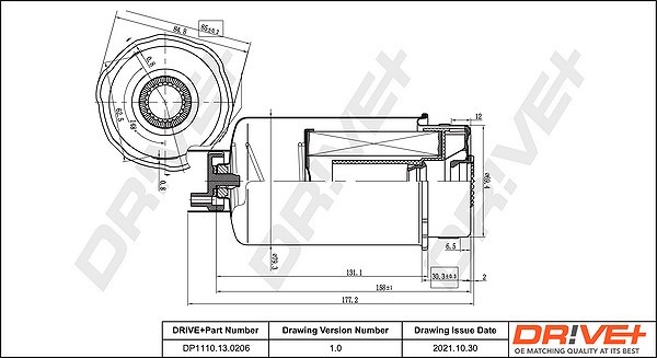 Dr!ve+ Kraftstofffilter FüR Ford-image