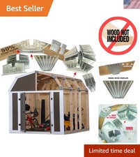 Instant Storage Shed Kit - All-in-One Durable Solution for DIY Projects